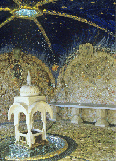 interior of grotto
