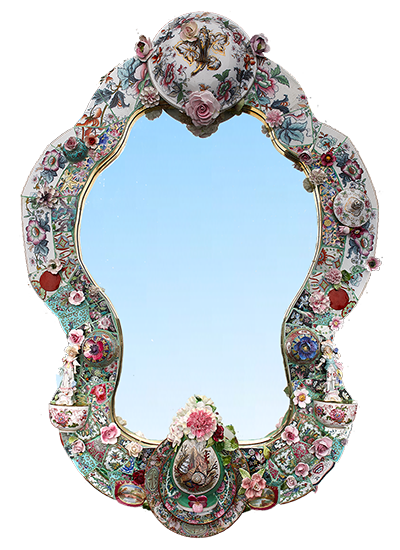 Bath Regency Fancy Extravagant mirror
