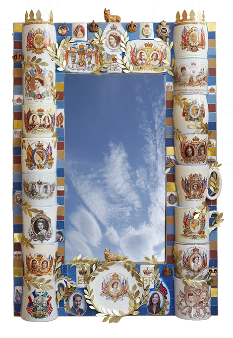 King and Queen Royal Mirror mosaic number 10