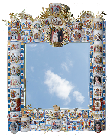 King and Queen Royal Mirror mosaic number 1