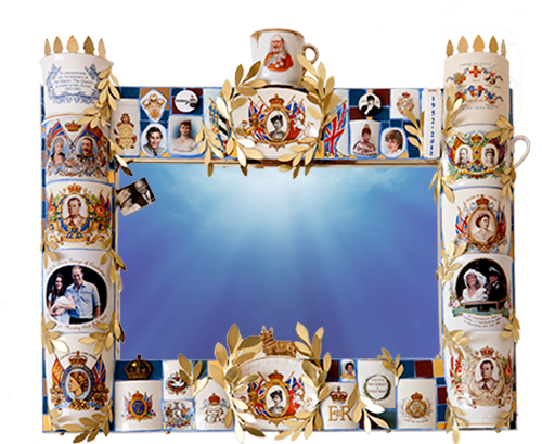 King and Queen Royal Mirror mosaic number 2