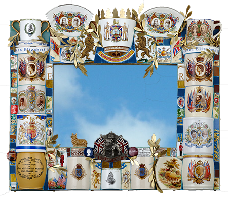 King and Queen Royal Mirror mosaic number 3