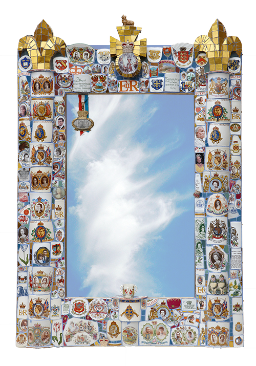 King and Queen Royal Mirror mosaic number 7