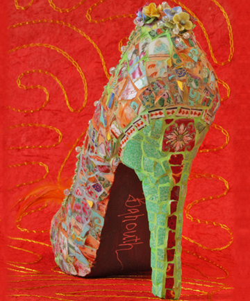Mosaic heel detail