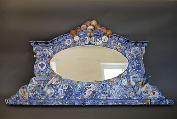 Mosaic funky bench