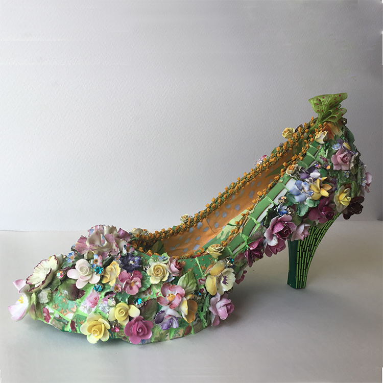 Flowery Frothy Shoe