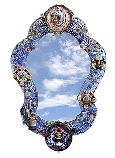 Mirror mosaic - Love Birds